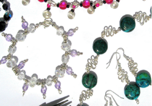 Make a Necklace and Earrings